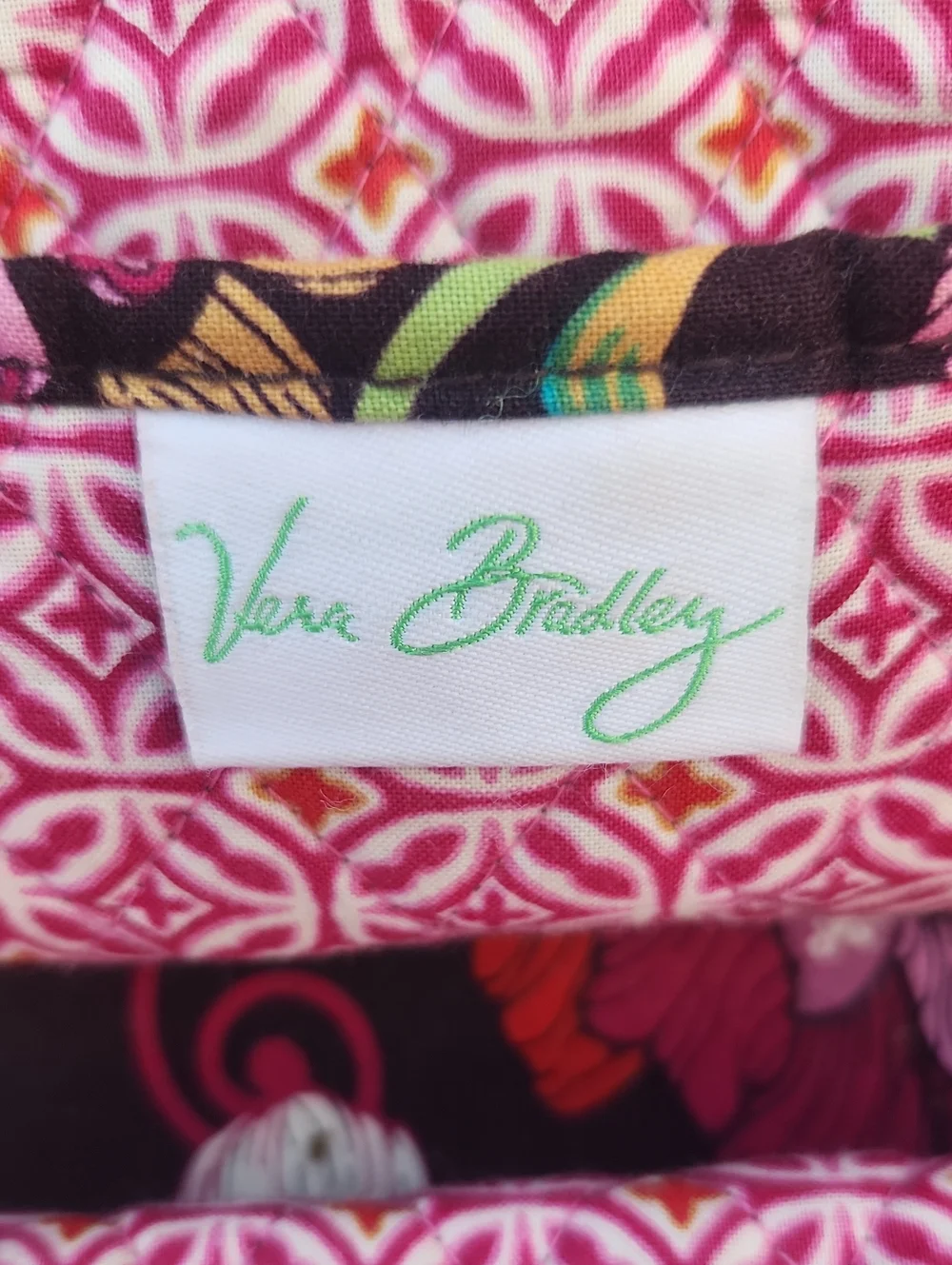 ​Vera Bradley Bowler Bag - Symphony in Hue Retired Floral Paisley Satchel Purse